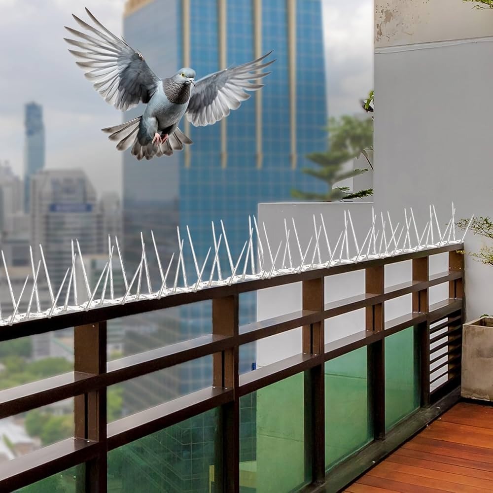 Balcony Railing Anti-Bird Spikes